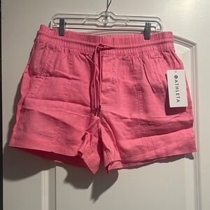 Athleta Vibrant Pink Retreat Linen Short